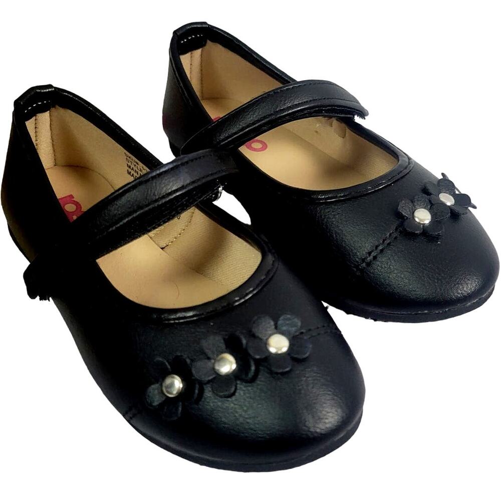JOSMO Toddler Girl's Black Dress Shoes Size 8‎ NWOT